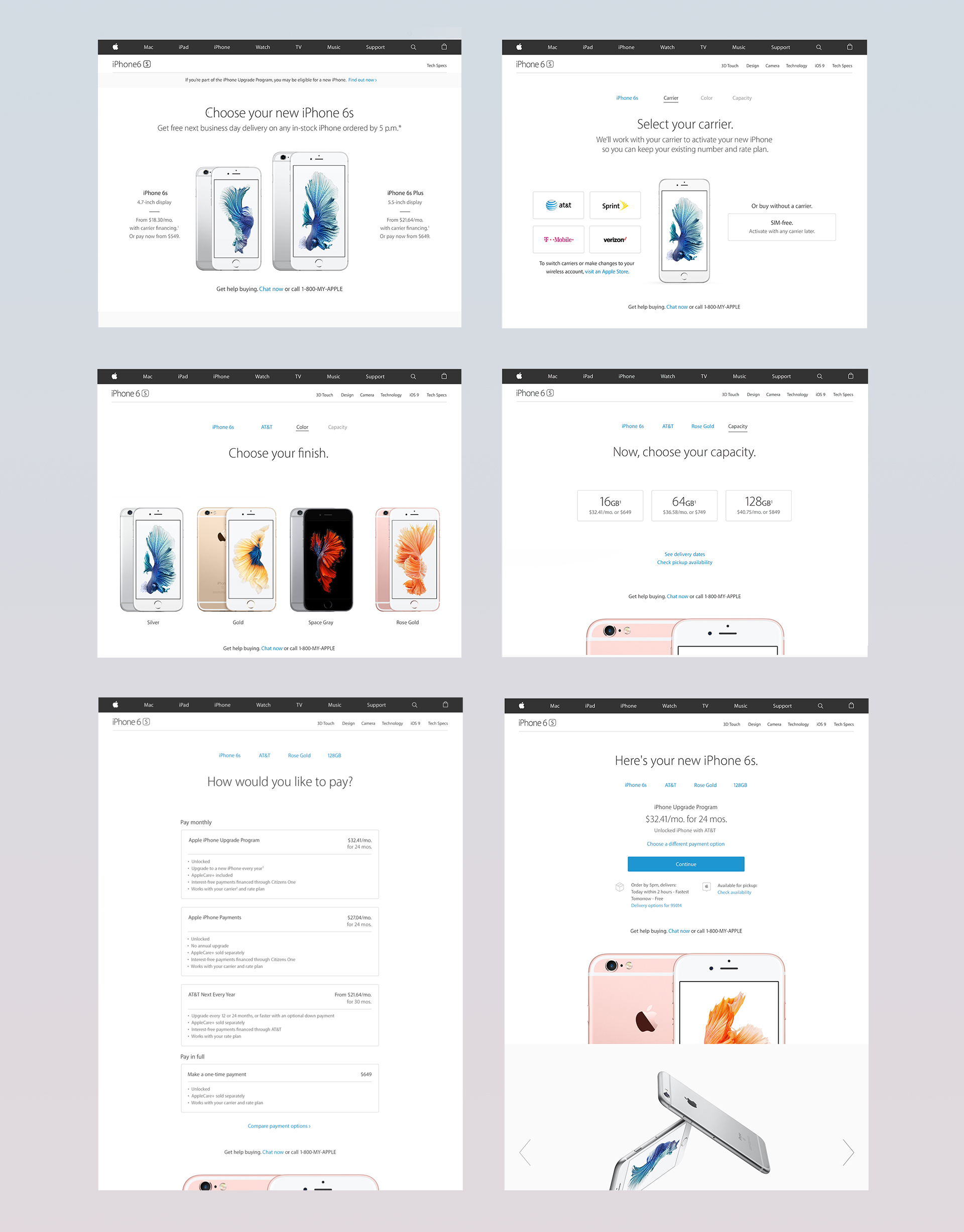 iPhone Buy Flow