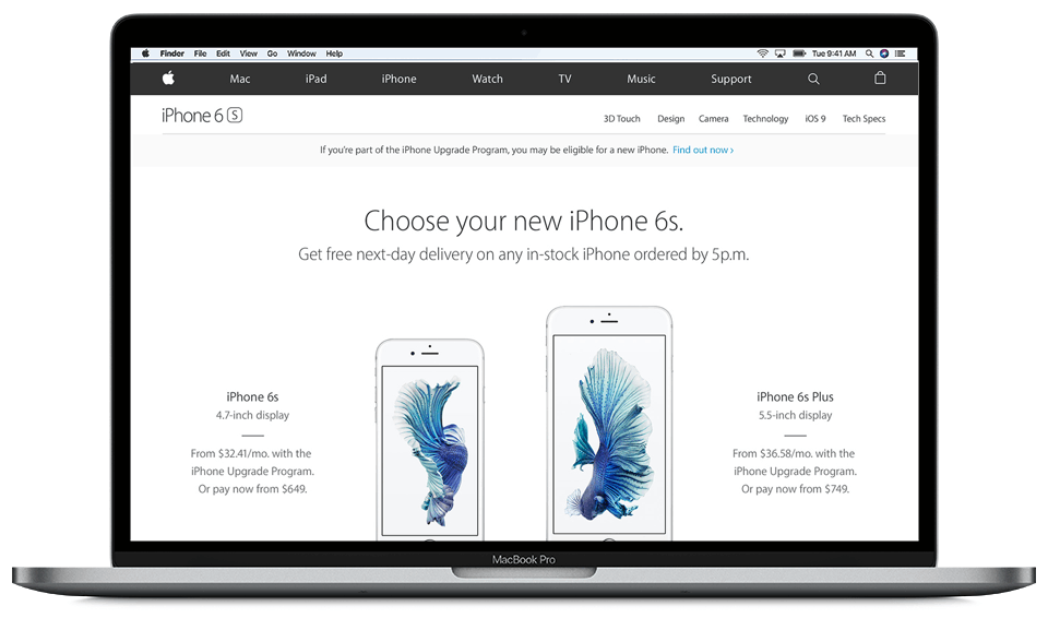 iPhone Buy Flow